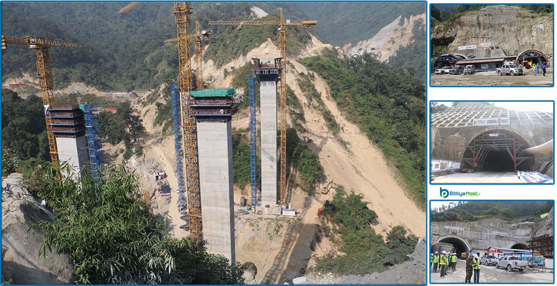 ‘फास्ट ट्र्याक’को सुरुङ  र पुल निर्माणमा उत्साहजनक प्रगति, निर्धारित समयभित्रै सम्पन्न गरिने